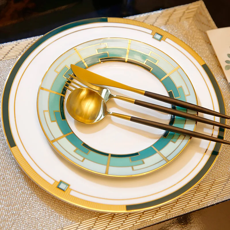 Dinner Plate Set Bone china 2 pcs/set Service plate set Table decoration(Just the two plates)
Dinner Plate Set Bone china 2 pcs/set Service plate set Table decoration(Just the two plates)