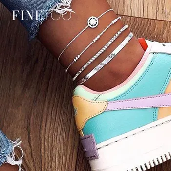Vintage Multilayer Star Anklets Set for Women Bohemian Silver Color Crystal Bead Anklet Chain Foot Bracelet Beach Jewelry
Vintage Multilayer Star Anklets Set for Women Bohemian Silver Color Crystal Bead Anklet Chain Foot Bracelet Beach Jewelry