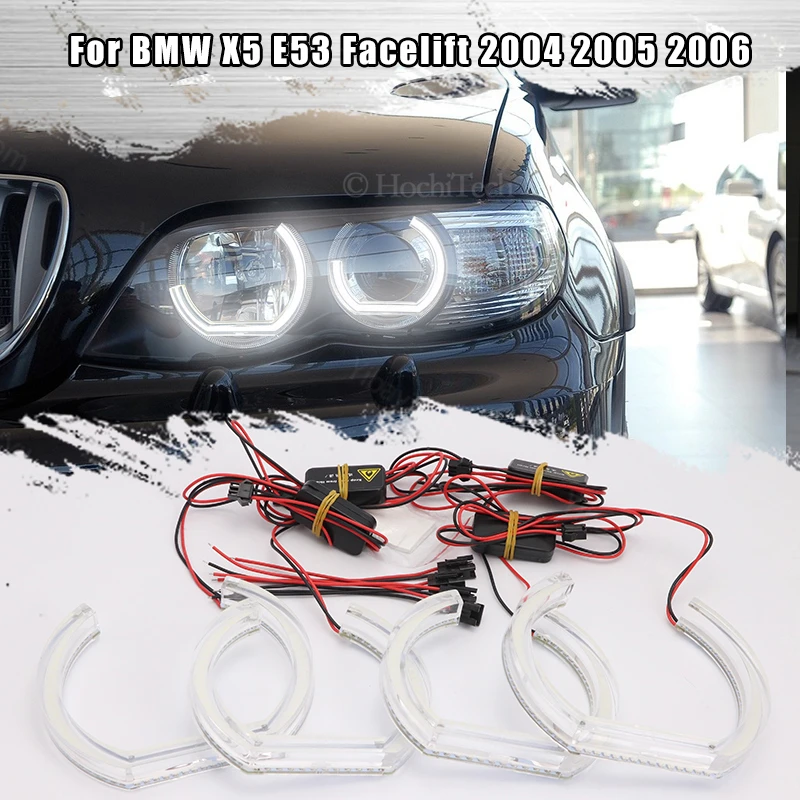 DTM Angel Eyes LED for BMW X5 E53 Facelift 2004 2005 2006 DRL Halo M4 Style White Light Kit Accessories
DTM Angel Eyes LED for BMW X5 E53 Facelift 2004 2005 2006 DRL Halo M4 Style White Light Kit Accessories