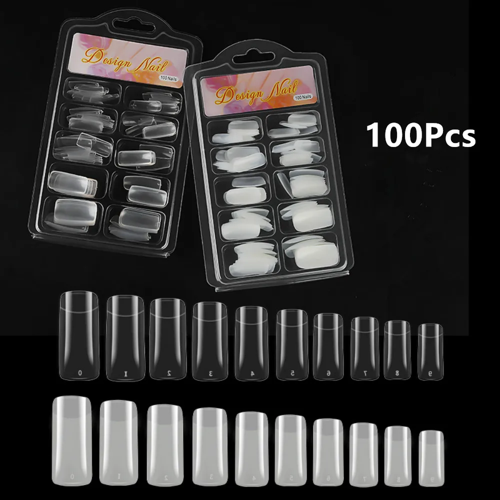 100Pcs Extension False Nail Tips White/Clear/Natural French Style Fingernails Artificial Nail Tips Full Cover False Acrylic Nail
100Pcs Extension False Nail Tips White/Clear/Natural French Style Fingernails Artificial Nail Tips Full Cover False Acrylic Nail