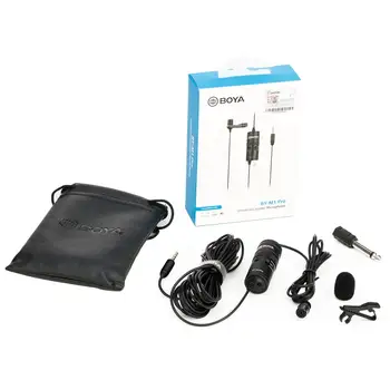 3.5mm Lavalier Microphone Headphone Jack -10dB 6 Meters Mic for iPhone HUAWEI Smartphone PC DSLR Camera Camcorder Audio Recorder
3.5mm Lavalier Microphone Headphone Jack -10dB 6 Meters Mic for iPhone HUAWEI Smartphone PC DSLR Camera Camcorder Audio Recorder