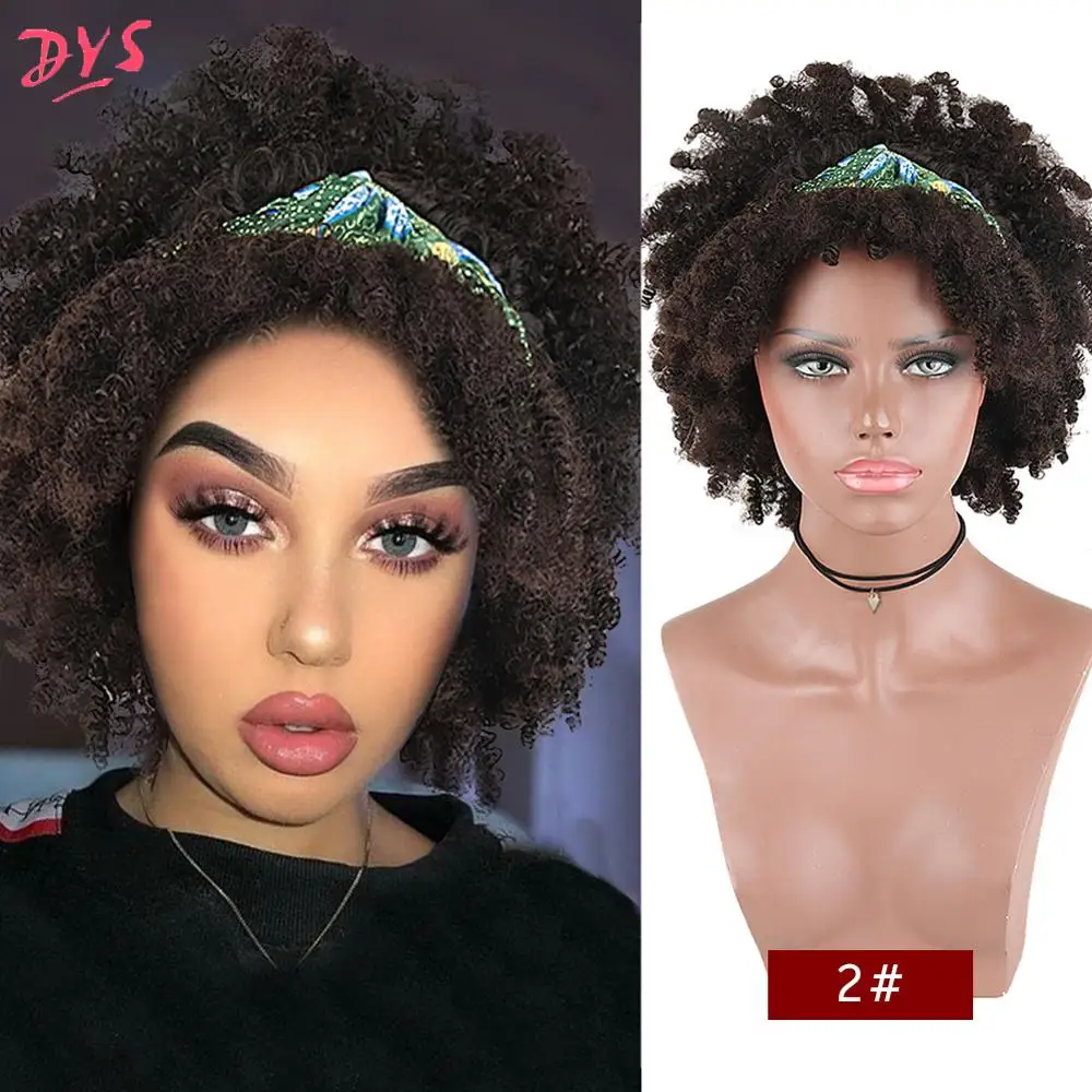 Drawstring Afro Short Kinky Curly Wig Synthetic Wigs with Bangs Headband Wigs Wrap wigs 2 in 1 Headwrap Afro Curly Wigs
Drawstring Afro Short Kinky Curly Wig Synthetic Wigs with Bangs Headband Wigs Wrap wigs 2 in 1 Headwrap Afro Curly Wigs