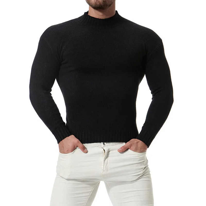 2020 Autumn Winter Mens Thin Cashmere Thermal Half-collar Bottoming Slim Warm Cotton Male Long Sleeved Pullover Sweater
2020 Autumn Winter Mens Thin Cashmere Thermal Half-collar Bottoming Slim Warm Cotton Male Long Sleeved Pullover Sweater