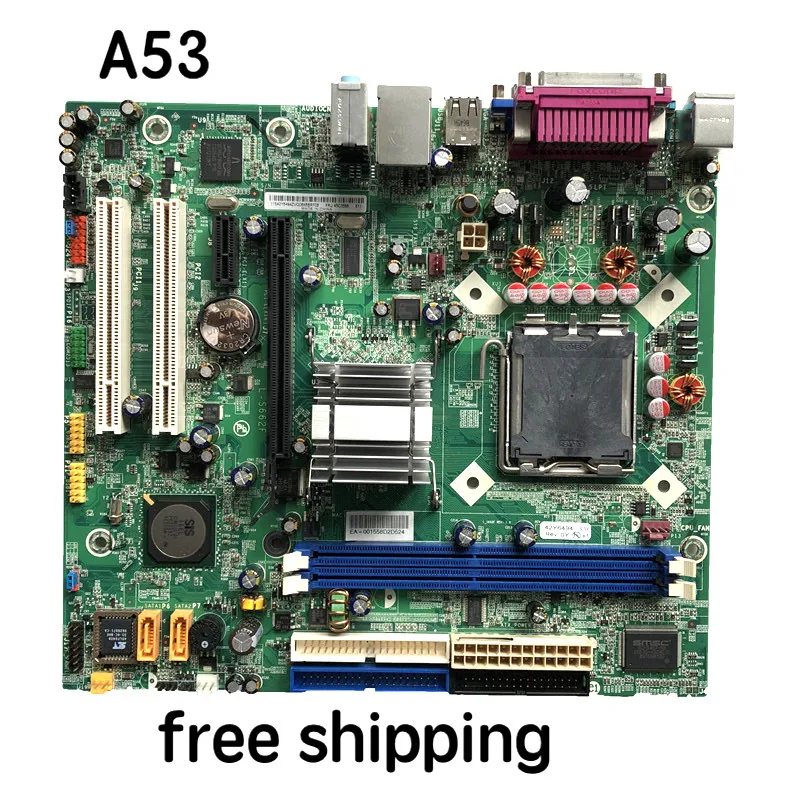 L-S662F For Lenovo ThinkCentre A53 Motherboard 42Y6494 45C3588 Mainboard 100%tested fully work
L-S662F For Lenovo ThinkCentre A53 Motherboard 42Y6494 45C3588 Mainboard 100%tested fully work