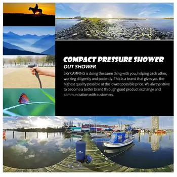 Fold Heated Shower Bag Solar Energy Shower Bag Outdoor Shower Bag with Foot Pump Hiking Bath Field Survival Camp Hot Water
Fold Heated Shower Bag Solar Energy Shower Bag Outdoor Shower Bag with Foot Pump Hiking Bath Field Survival Camp Hot Water