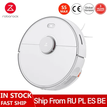 Roborock S5 Max Vacuum Cleaner for Home Smart Cleaner Wet Mopping Carpet Dust Sweeping Robot Robotic Wireless Total APP Control
Roborock S5 Max Vacuum Cleaner for Home Smart Cleaner Wet Mopping Carpet Dust Sweeping Robot Robotic Wireless Total APP Control