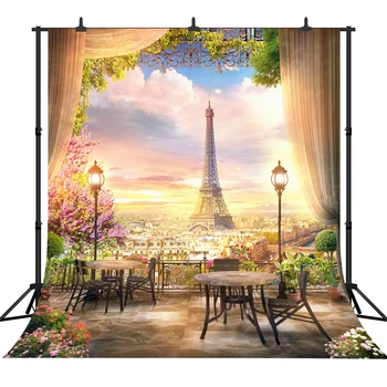 Twilight Eiffel Tower Paris Curtain View Platform Photography Backgrounds Custom Photographic Backdrops for Photo Studio
Twilight Eiffel Tower Paris Curtain View Platform Photography Backgrounds Custom Photographic Backdrops for Photo Studio