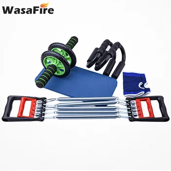 5pcs Muscle Strengh Training Set Abdominal Wheel Roller Push-up Bars Chest Expander with Knee Pads Slip Mat Fitness Equipment
5pcs Muscle Strengh Training Set Abdominal Wheel Roller Push-up Bars Chest Expander with Knee Pads Slip Mat Fitness Equipment