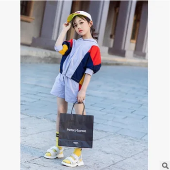Children 's Short Sports Clothing Set New 2020 Cool Summer Girls 2 Patchwork Colors Size4-14 Kids Clothes Sets 2 piece ly034
Children 's Short Sports Clothing Set New 2020 Cool Summer Girls 2 Patchwork Colors Size4-14 Kids Clothes Sets 2 piece ly034