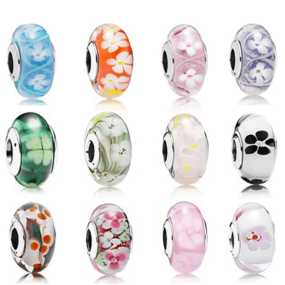New Fashion High Quality Murano Glass Flower Beads Suitable For Female Bracelet Charm Original Fashion European Genuine Jewelry
New Fashion High Quality Murano Glass Flower Beads Suitable For Female Bracelet Charm Original Fashion European Genuine Jewelry