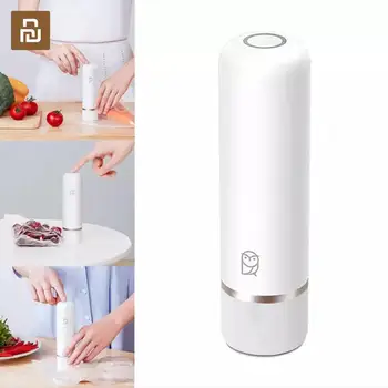 Youpin Miaomiaoce Smart Handheld Vacuum Storage Bag for Food Electric Suction Pump Automatic ompression Bag for Food Saving
Youpin Miaomiaoce Smart Handheld Vacuum Storage Bag for Food Electric Suction Pump Automatic ompression Bag for Food Saving