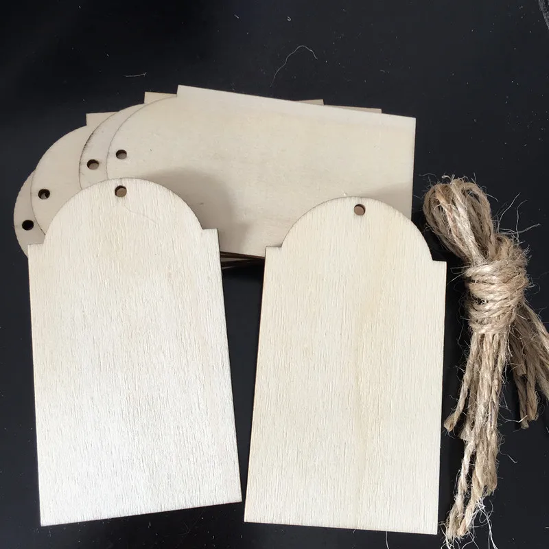 10PCS Rectangle Wood Crafts DIY Blank Hanging Gift Tags Ornaments with Ropes Wedding Birthday Party Decoration Pack
10PCS Rectangle Wood Crafts DIY Blank Hanging Gift Tags Ornaments with Ropes Wedding Birthday Party Decoration Pack