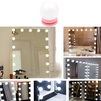 Three-color light 10BulbsLED 12V Makeup Mirror Light Bulb Vanity Lights Stepless Dimmable Wall Lamp Bulbs Kit for Dressing Table
Three-color light 10BulbsLED 12V Makeup Mirror Light Bulb Vanity Lights Stepless Dimmable Wall Lamp Bulbs Kit for Dressing Table