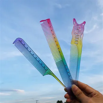Rainbow Comb Hairdressing Salon Equipment Plastic Comb Hair Cutting Styling Tool Personal Health Care Accessories Supplies
Rainbow Comb Hairdressing Salon Equipment Plastic Comb Hair Cutting Styling Tool Personal Health Care Accessories Supplies