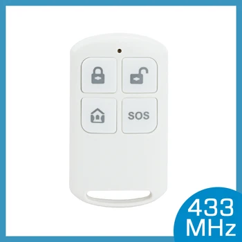 Wireless Remote Control High-Performance Portable 4 Buttons Keychain For WIFI GSM Home Security Alarm System 433MHz
Wireless Remote Control High-Performance Portable 4 Buttons Keychain For WIFI GSM Home Security Alarm System 433MHz