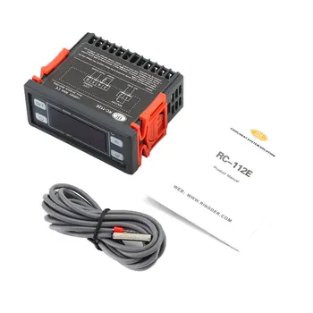 RC-112E Digital Temperature Controller Thermostat Microcomputer Thermoregulator Refrigerator Thermocouple Controller
RC-112E Digital Temperature Controller Thermostat Microcomputer Thermoregulator Refrigerator Thermocouple Controller