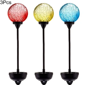 3pcs Wireless Courtyard Colour Changing Lawn Light Modern Crackle Glass Ball Garden UV Solar Powered Outdoor
3pcs Wireless Courtyard Colour Changing Lawn Light Modern Crackle Glass Ball Garden UV Solar Powered Outdoor