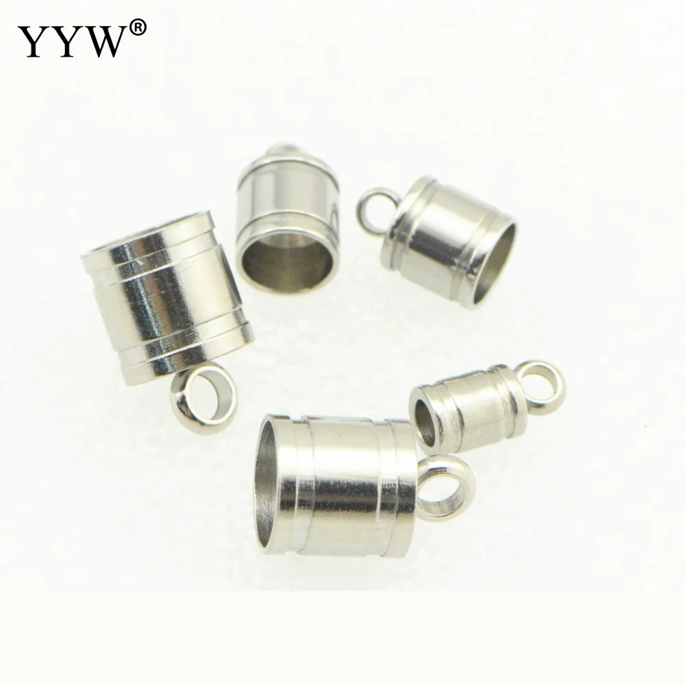 Stainless Steel Findings 100pcs/Bag End Cap Large Inner Hole Steel Cords Tassels Caps Connectors Diy Jewelry Findings
Stainless Steel Findings 100pcs/Bag End Cap Large Inner Hole Steel Cords Tassels Caps Connectors Diy Jewelry Findings