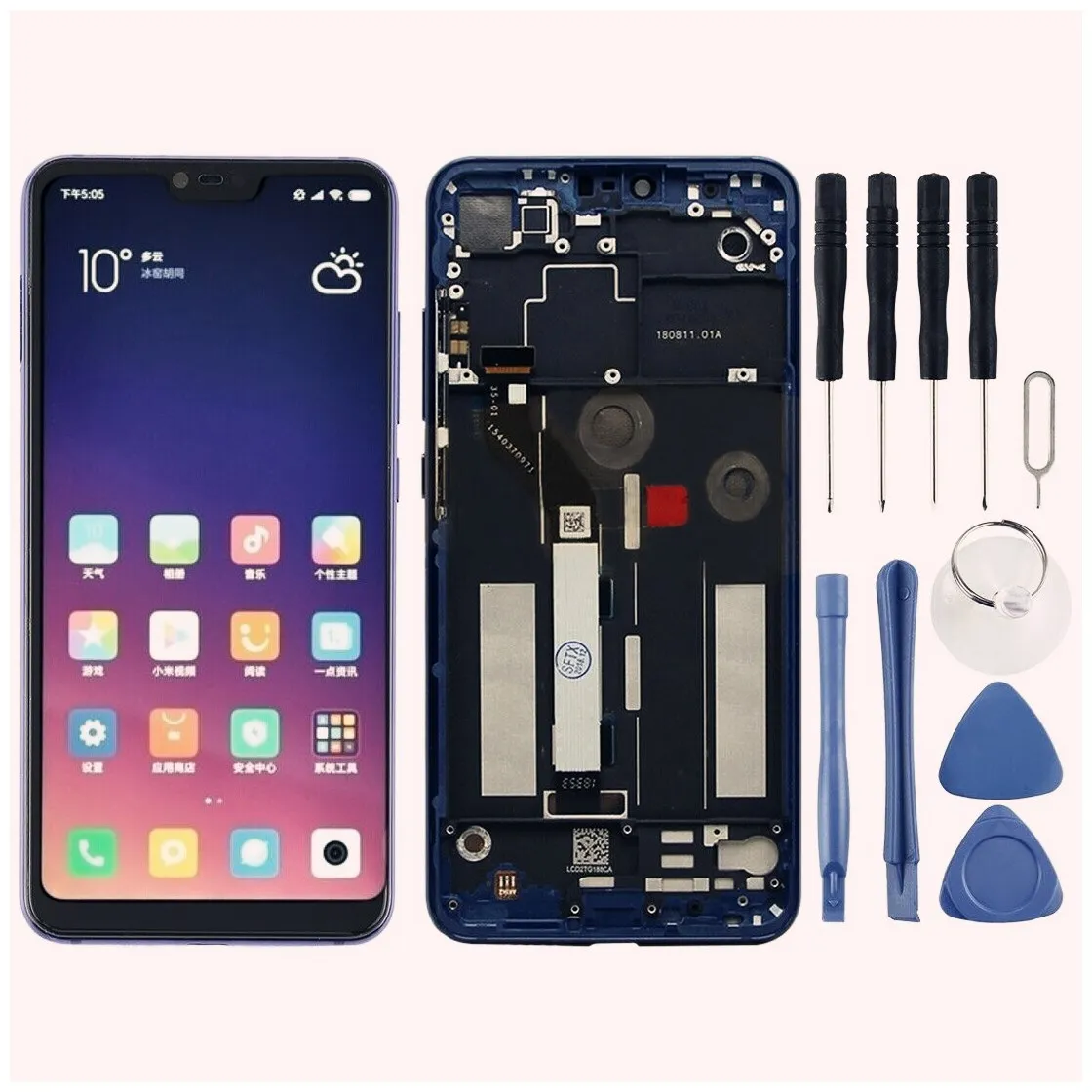 Original for Xiaomi Mi 8 Lite 8X LCD Display With Frame Screen Touch Digitizer Assembly LCD Display 10 Point Touch Repair Parts
Original for Xiaomi Mi 8 Lite 8X LCD Display With Frame Screen Touch Digitizer Assembly LCD Display 10 Point Touch Repair Parts