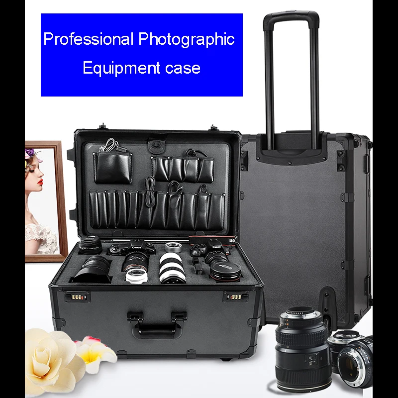 high quality Safety Protection Hand-pulled Toolbox Pull-rod box Large pulley suitcase Outdoor Photography Lamp holder package
high quality Safety Protection Hand-pulled Toolbox Pull-rod box Large pulley suitcase Outdoor Photography Lamp holder package