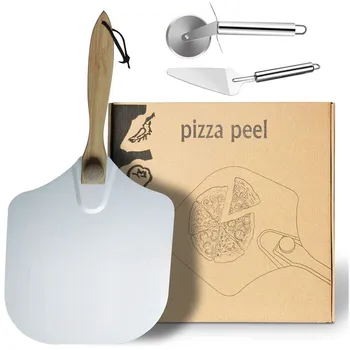 Foldable Pizza Peel 12 x 14-Inch Folding Aluminum Pizza Paddle Baking Tools Set
Foldable Pizza Peel 12 x 14-Inch Folding Aluminum Pizza Paddle Baking Tools Set