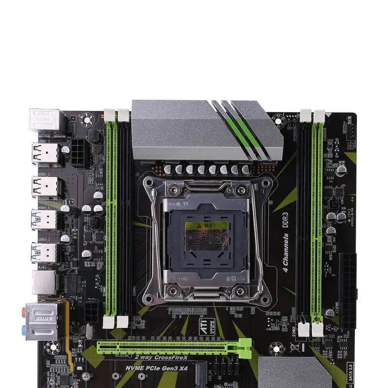 X99 2011-V3Pin DDR3 Desktop Computer Mainboard Motherboard for E5-2609V3 CPU Kit
X99 2011-V3Pin DDR3 Desktop Computer Mainboard Motherboard for E5-2609V3 CPU Kit