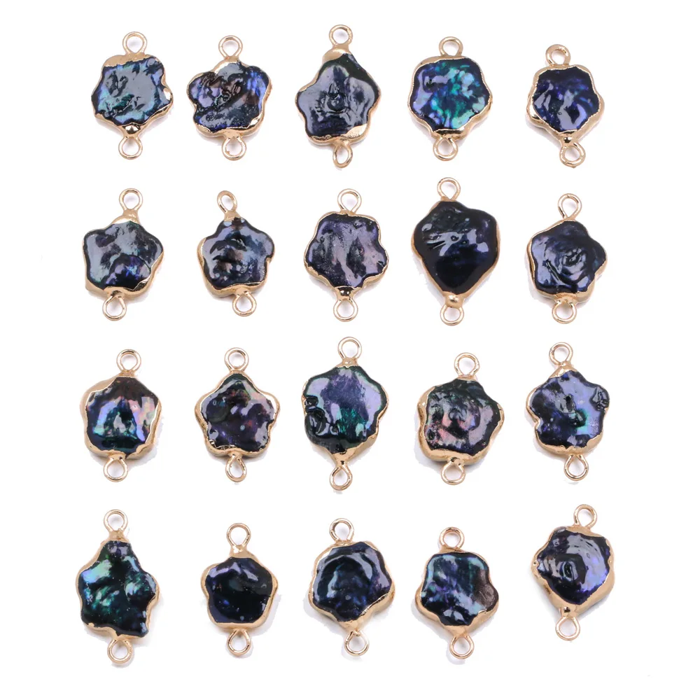 Double Hole Connector Pendants Natural Freshwater Pearl Fashion Irregular Pendant for Jewelry Making DIY Necklaces Accessories 
Double Hole Connector Pendants Natural Freshwater Pearl Fashion Irregular Pendant for Jewelry Making DIY Necklaces Accessories