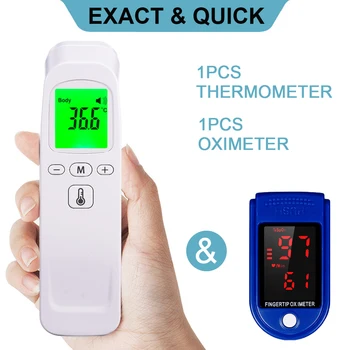Blood Oxygen Monitor Finger Pulse Oximeter Oxygen Saturation Monitor Fast Shipping within 24hours (without Battery)+Thermometer
Blood Oxygen Monitor Finger Pulse Oximeter Oxygen Saturation Monitor Fast Shipping within 24hours (without Battery)+Thermometer
