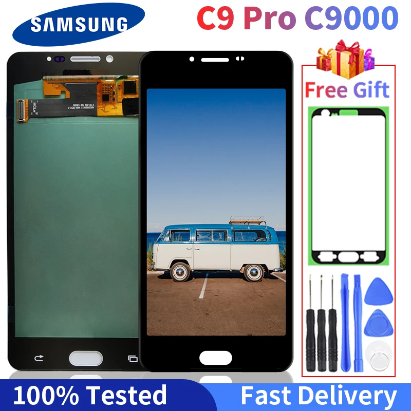 5.5" inch OLED C9 LCD Display For SAMSUNG Galaxy C9 Pro LCDs C9000 Display Touch Screen Digitizer Assembly For C9 Pro Display
5.5" inch OLED C9 LCD Display For SAMSUNG Galaxy C9 Pro LCDs C9000 Display Touch Screen Digitizer Assembly For C9 Pro Display