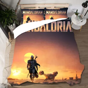 Star Wars The Mandalorian Bedding Set 3D Home Textile Quality Qualified Cotton Single Queen Bedding Set Duvet Cover PillowCases
Star Wars The Mandalorian Bedding Set 3D Home Textile Quality Qualified Cotton Single Queen Bedding Set Duvet Cover PillowCases