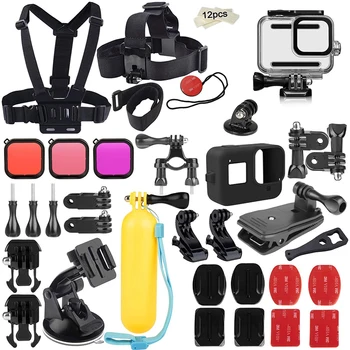 For GoPro Hero 8 Waterproof Housing/Silicone Case/Filters/Strap/Monopod/Suction Cup/Bicycle Tripod Action Camera Accessories Set
For GoPro Hero 8 Waterproof Housing/Silicone Case/Filters/Strap/Monopod/Suction Cup/Bicycle Tripod Action Camera Accessories Set