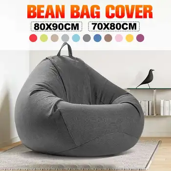 NEW Large Small Lazy Sofas Cover Chairs without Filler Linen Cloth Lounger Seat Bean Bag Pouf Puff Couch Tatami Living Room
NEW Large Small Lazy Sofas Cover Chairs without Filler Linen Cloth Lounger Seat Bean Bag Pouf Puff Couch Tatami Living Room