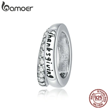 bamoer Warm Thanksgiving Charm for Original Women Bracelet 925 Sterling Silver Brand Jewelry DIY Bracelet Making SCC1632 
bamoer Warm Thanksgiving Charm for Original Women Bracelet 925 Sterling Silver Brand Jewelry DIY Bracelet Making SCC1632