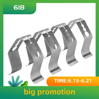 4PCS Stainless Steel Grill Clip Meat Thermometer Probe Clip Holder Ambient Temperature Readings BBQ Oven Grill Clip
4PCS Stainless Steel Grill Clip Meat Thermometer Probe Clip Holder Ambient Temperature Readings BBQ Oven Grill Clip