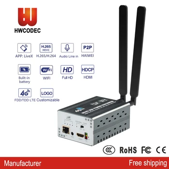 HWCODEC H8P Wireless HDMI to Ip Live Streaming Encoder, 4G WiFi 1080P HD Video Encoder H.264/H.265 HEVC MPEG4 IPTV Encoder
HWCODEC H8P Wireless HDMI to Ip Live Streaming Encoder, 4G WiFi 1080P HD Video Encoder H.264/H.265 HEVC MPEG4 IPTV Encoder