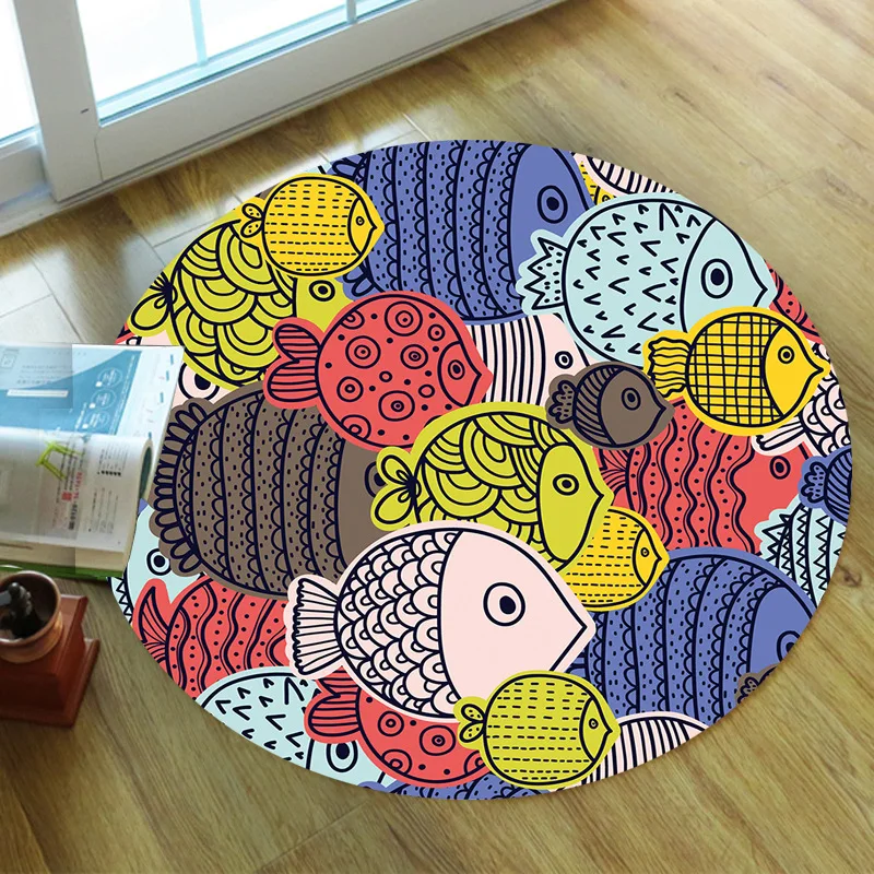 Fish Carpet Square Anti-Skid Area Floor Mat 3D Rug Non-slip Mat Dining Room Living Room Soft Bedroom Carpet 04
Fish Carpet Square Anti-Skid Area Floor Mat 3D Rug Non-slip Mat Dining Room Living Room Soft Bedroom Carpet 04