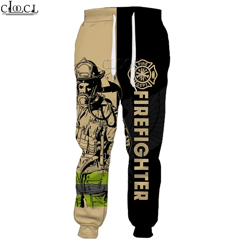 

CLOOCL Newest Popular Firefighter 3D Print Men Women Autumn Harajuku Pants Casual Unisex Sweatpants Trousers Drop Shipping