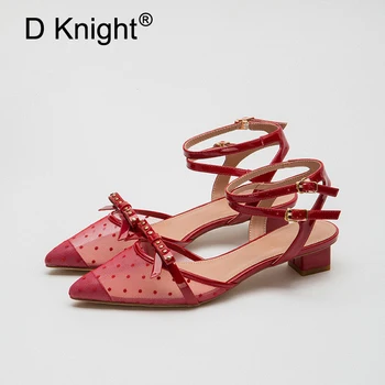 2020 Summer New Retro Pointed Toe Thick Heel Mules Lady Sandals Shoes Pumps Sexy Bow Buckle Strap Sandals Women Shoes Size 34-41
2020 Summer New Retro Pointed Toe Thick Heel Mules Lady Sandals Shoes Pumps Sexy Bow Buckle Strap Sandals Women Shoes Size 34-41