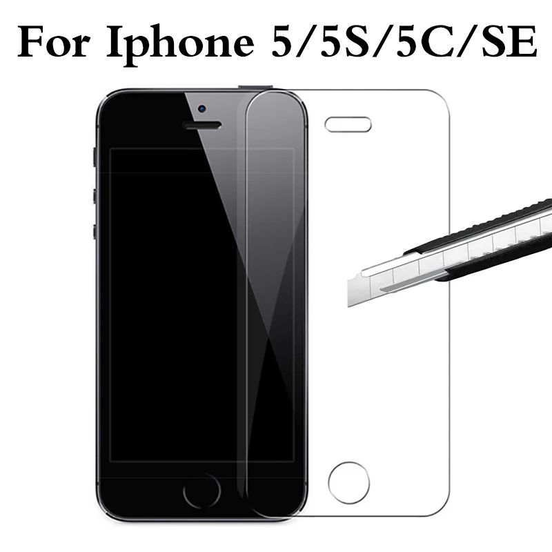 Protective Glass phone For Iphone 5 5s Se 5c S E C Screen Protector Safety Cover Apple Iphone5s S5 Iphonese Es 9h | Мобильные