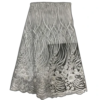 Gorgeous white color High Quality French Net African Lace Fabric With Stone Beads Nigerian Wedding African Lace HJ158-1
Gorgeous white color High Quality French Net African Lace Fabric With Stone Beads Nigerian Wedding African Lace HJ158-1