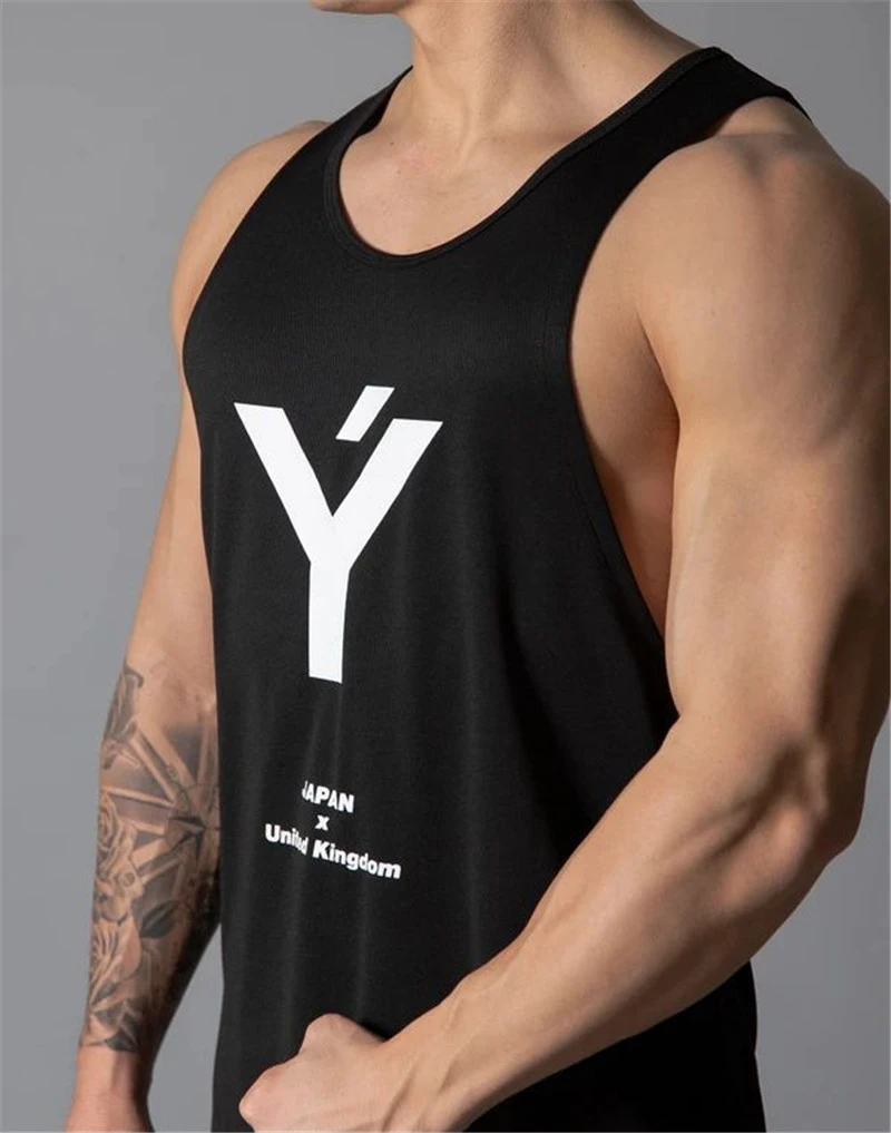 2020 LYFT Summer Tank Top Bodybuilding Stringer Gym Sleeveless Undershirt Men Fitness Mesh Vest Sportswear Workout Tank Top
2020 LYFT Summer Tank Top Bodybuilding Stringer Gym Sleeveless Undershirt Men Fitness Mesh Vest Sportswear Workout Tank Top