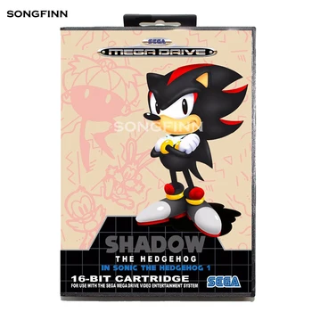 

16 bit MD Memory Card With Box for Sega Mega Drive for Genesis Megadrive - Shadow In Sonic The Hedgehog 1