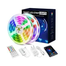 LED Light Strip For Christma Decoration WiFi Connection Multiple Modes RGB LED Strip Living Room Bedroom Holiday Decoration 20M
LED Light Strip For Christma Decoration WiFi Connection Multiple Modes RGB LED Strip Living Room Bedroom Holiday Decoration 20M