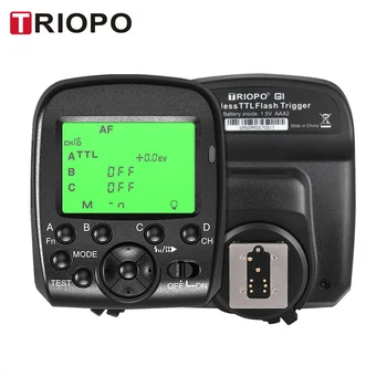 TRIOPO G1 2.4G Wireless Flash Trigger Dual TTL Transmission with LCD Display 16 Channels for Canon Nikon Series Camera Speedlite
TRIOPO G1 2.4G Wireless Flash Trigger Dual TTL Transmission with LCD Display 16 Channels for Canon Nikon Series Camera Speedlite