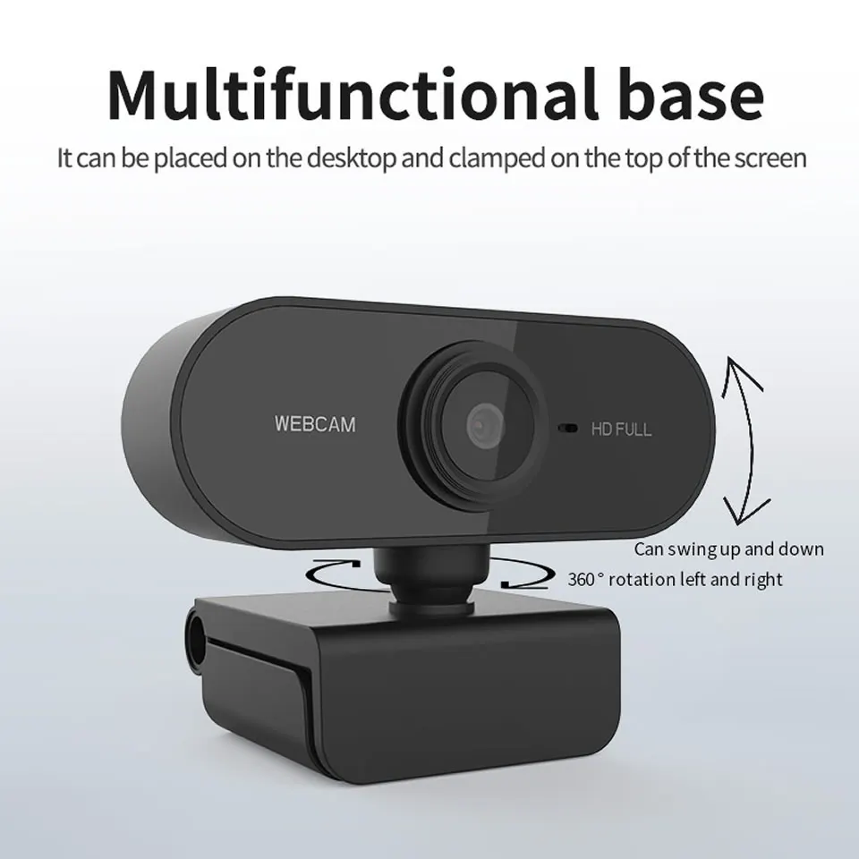 1080P Webcam HD Mini Computer PC WebCam with Microphone Rotatable Cameras for Live Broadcast Video Calling Conference Work
1080P Webcam HD Mini Computer PC WebCam with Microphone Rotatable Cameras for Live Broadcast Video Calling Conference Work