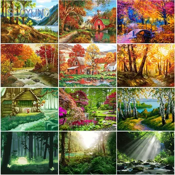 40x50cm frameless acrylic painting by numbers landscape on canvas diy Natural forest and trees pictures by number For Home Decor
40x50cm frameless acrylic painting by numbers landscape on canvas diy Natural forest and trees pictures by number For Home Decor