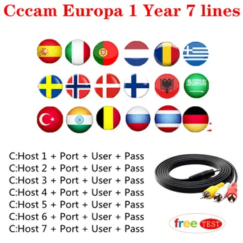 2020 Fast Stable Europe 7 lines Cccam europa For 1 Year Spain Portugal Satellite Share Server Support DVB-S2 Satellite Receiver
2020 Fast Stable Europe 7 lines Cccam europa For 1 Year Spain Portugal Satellite Share Server Support DVB-S2 Satellite Receiver