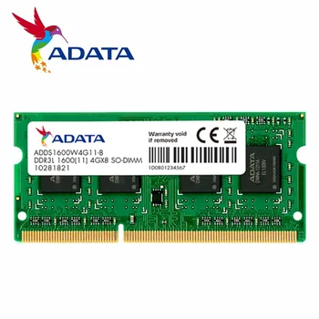 

ADATA DDR3 DDR3L 1600 204 Pin 1.35V SO-DIMM 4GB 8GB 1333MHz 1600MHz Laptop Memory Ram PC3 - 12800 Modules Notebook Laptop RAMs