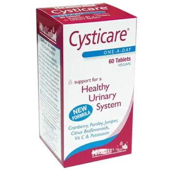 For women to help maintain a healthy urinary system Cysticare 60 tabs 
For women to help maintain a healthy urinary system Cysticare 60 tabs