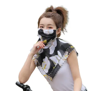 Summer Anti-UV Sunscreen Scarf Large Mouth Mask Neck Protection Thin Breathable Face Masks Full Face 
Summer Anti-UV Sunscreen Scarf Large Mouth Mask Neck Protection Thin Breathable Face Masks Full Face